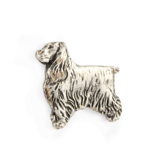 Cocker spaniel angielski pin posrebrzony Art-Dog